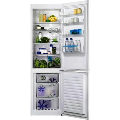 Zanussi ZRB38212WA Tall Frost Free Fridge Freezer in White Zanussi ZRB38212WA Tall Frost Free Fridge Freezer in White